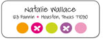 Queen Bee Personalized Return Address Labels - Candy Dot (LBL-18)